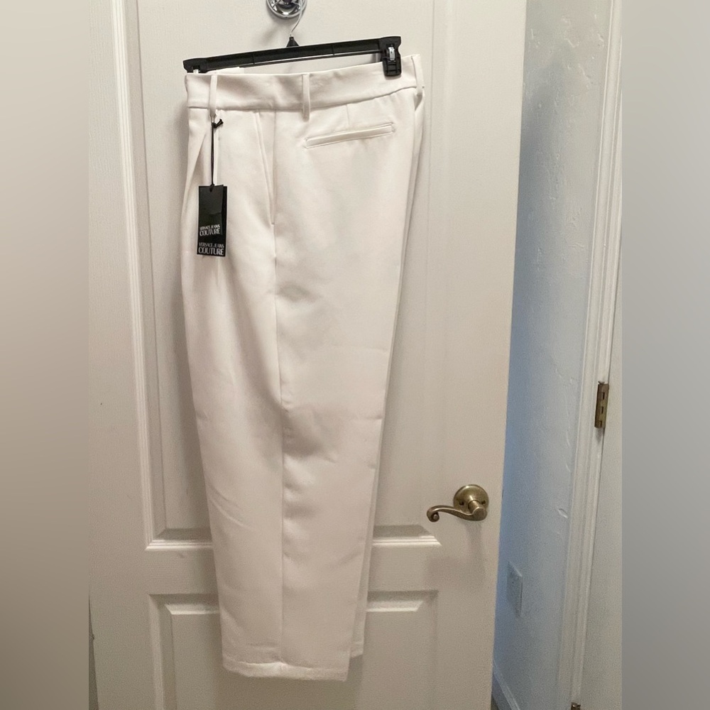 Versace Jeans Elegant White Trousers